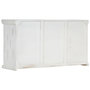 Voir la diapositive 4 : VIDAXL Buffet Blanc 140x40x74 cm Bois de manguier massif