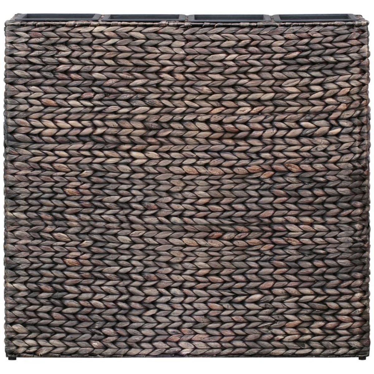 VIDAXL Lit sureleve avec 4 pots Jacinthe d'eau Marron