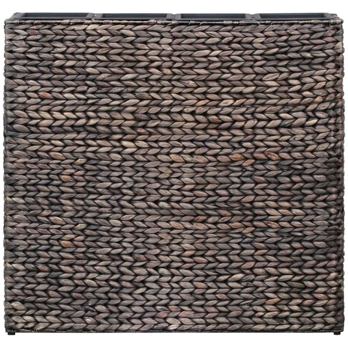 VIDAXL Lit sureleve avec 4 pots Jacinthe d'eau Marron