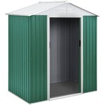 Habitat et Jardin Abri de jardin métal  Rosas  - 2,71 M² - Vert