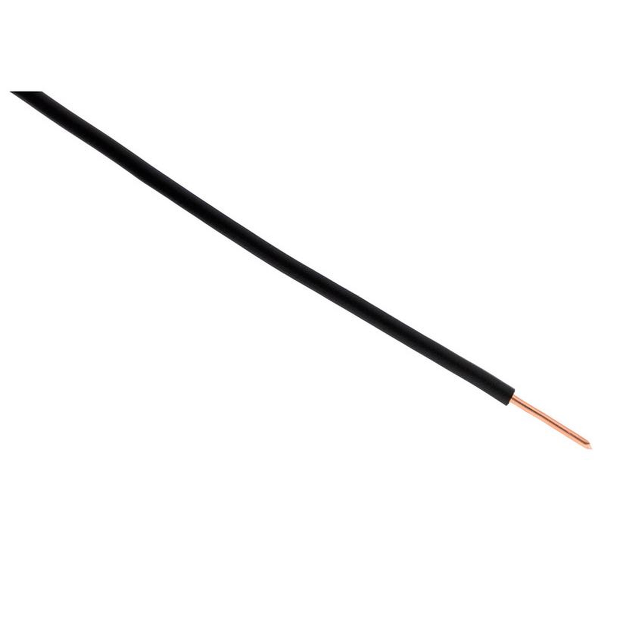 Voir la diapositive 2 : ZENITECH Câble électrique HO7V-U 2,5mm2 Noir - 25m