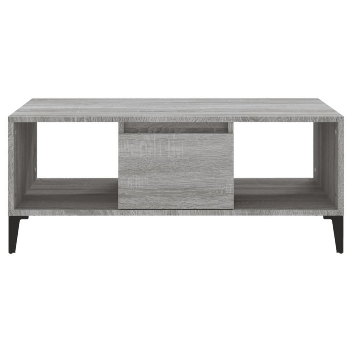 VIDAXL Table basse Sonoma gris 90x50x36,5 cm Bois d'ingenierie