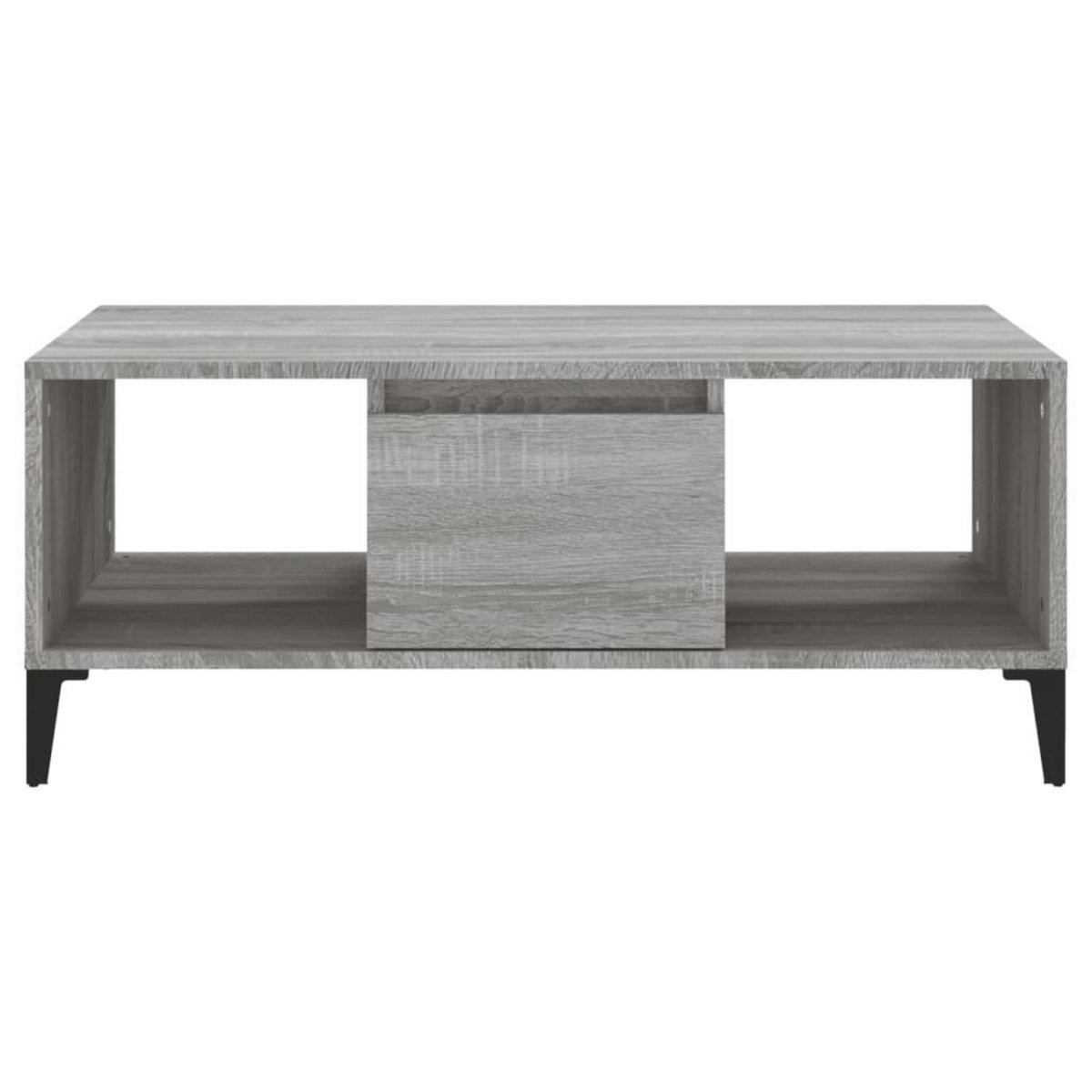 VIDAXL Table basse Sonoma gris 90x50x36,5 cm Bois d'ingenierie