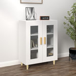 VIDAXL Buffet blanc 69,5x34x90 cm bois d'ingenierie