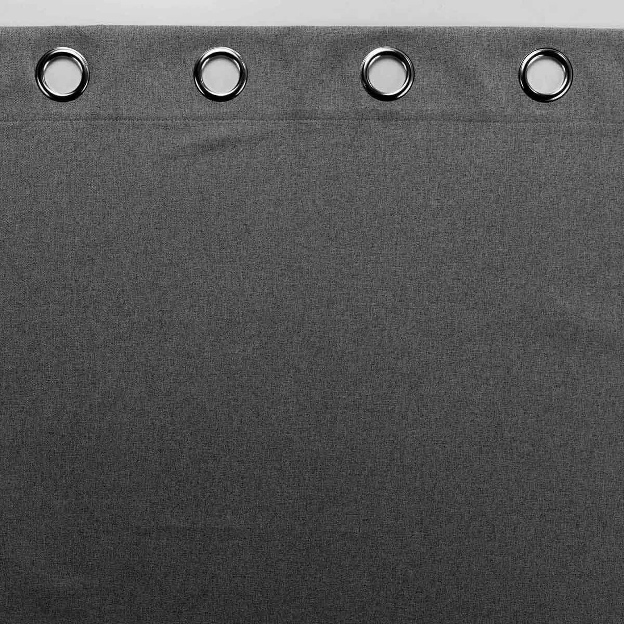 Voir la diapositive 3 : Douceur d'Intérieur Rideau Occultant à Œillets  Occultiss  135x260cm Anthracite