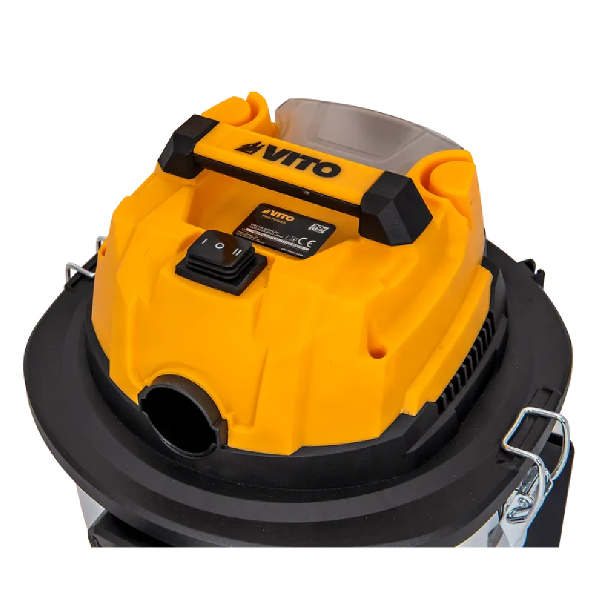 Voir la diapositive 4 : VITO Aspirateur 20v sans fil eau et poussières cuve inox 20l + batterie lithium 2ah vito