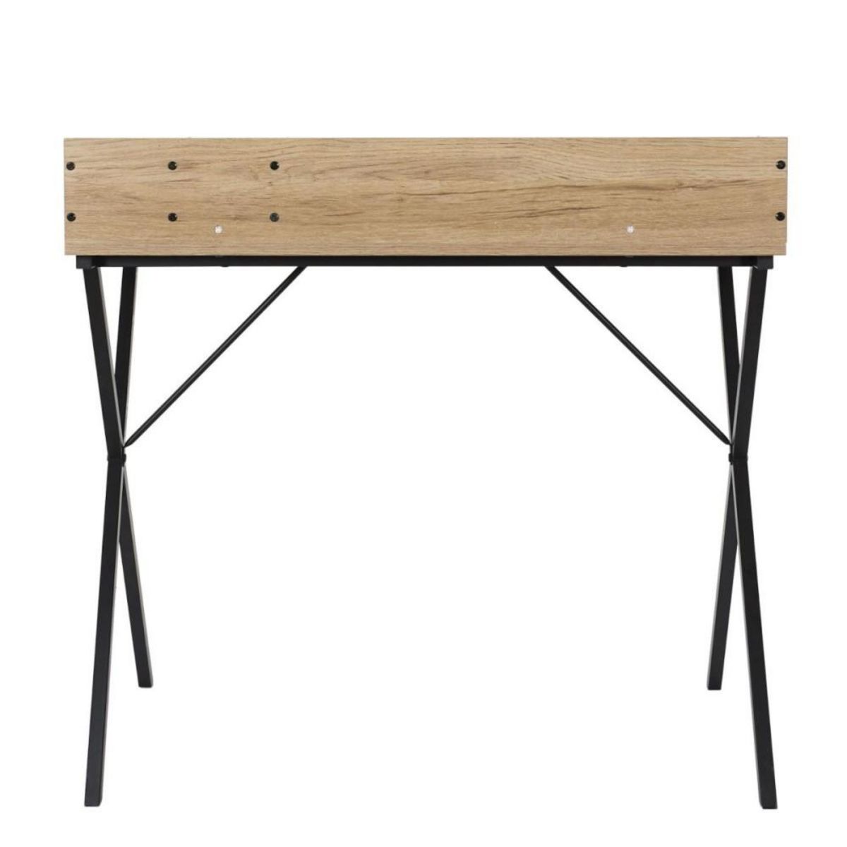 The Home Deco Factory Bureau KLAUS en bois et métal