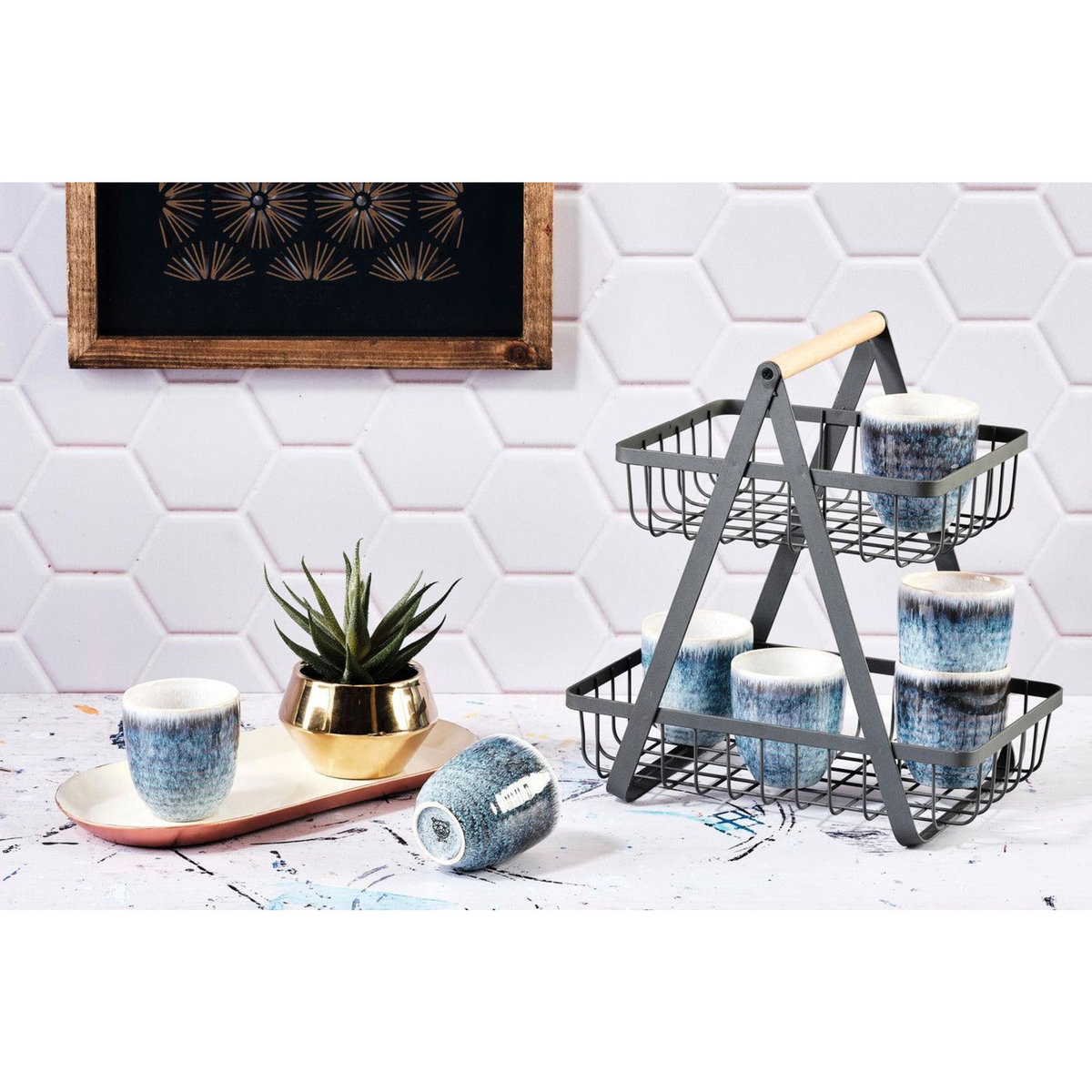 BJORN Tasse COSMOS 15cl - 6 pièces - Azur