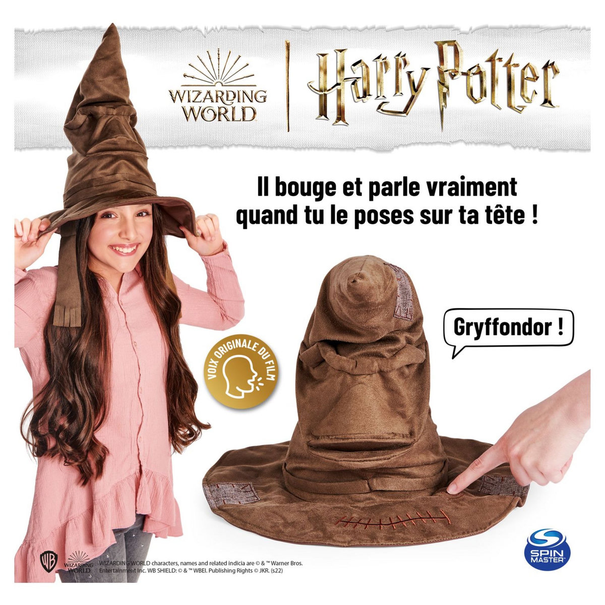SPIN MASTER Choixpeau magique interactif Wizarding World