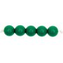 RICO DESIGN 24 Perles rondes 10 mm - vert foncé