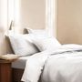 Voir la diapositive 2 : DODO Drap housse Coton Antibactérien Blanc