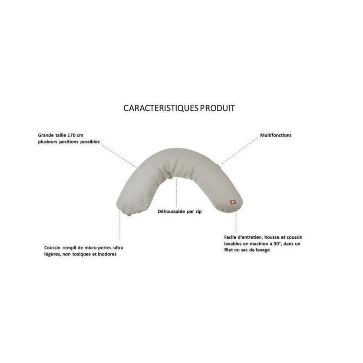 RED CASTLE Red Castle Coussin dallaitement Big Flopsy Fleur de coton - Lin