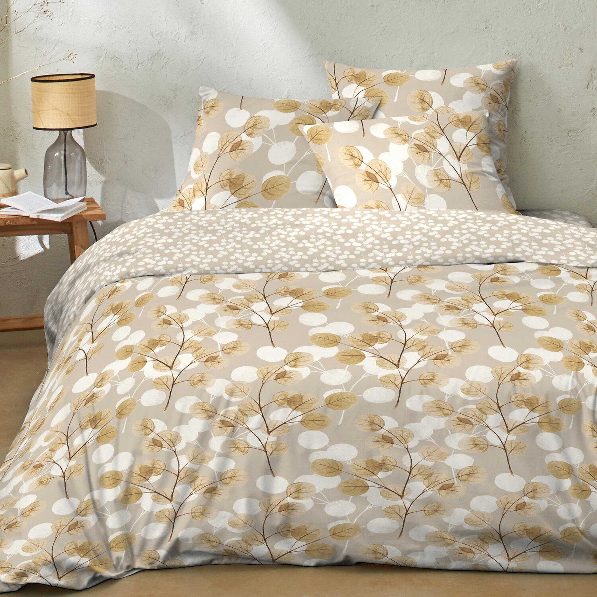 Voir la diapositive 2 : Home collection Parure housse de couette 100% flanelle de coton soryne