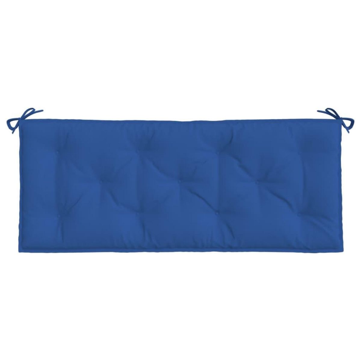 VIDAXL Coussins de banc jardin lot de 2 bleu 120x50x7 cm tissu Oxford