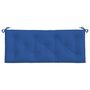 Voir la diapositive 5 : VIDAXL Coussins de banc jardin lot de 2 bleu 120x50x7 cm tissu Oxford