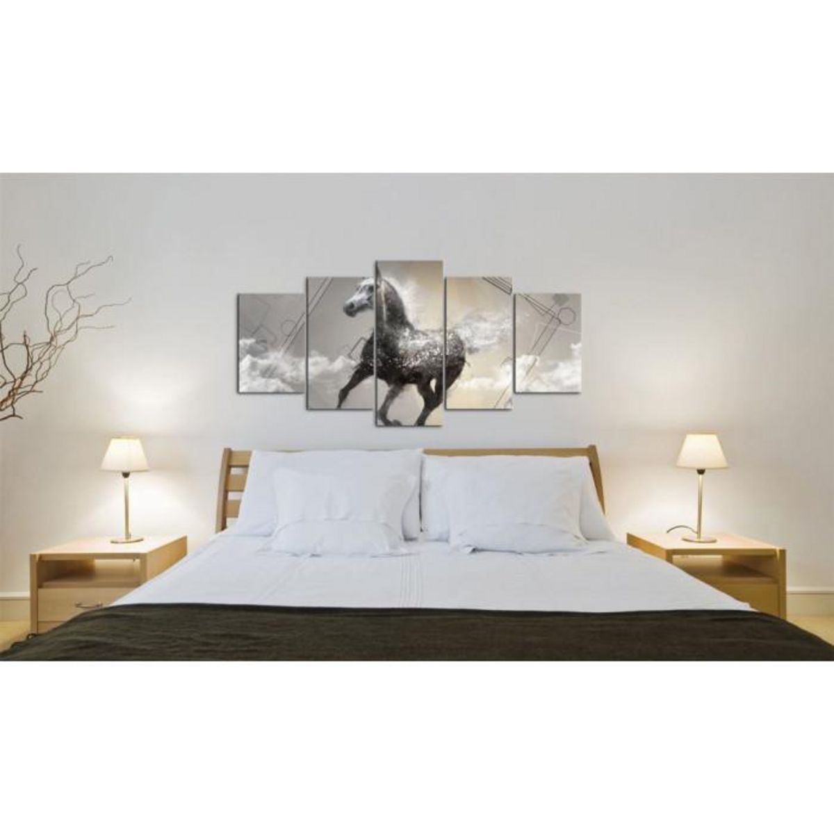 Paris Prix Tableau Imprimé 5 Panneaux  Galop de Fantaisie