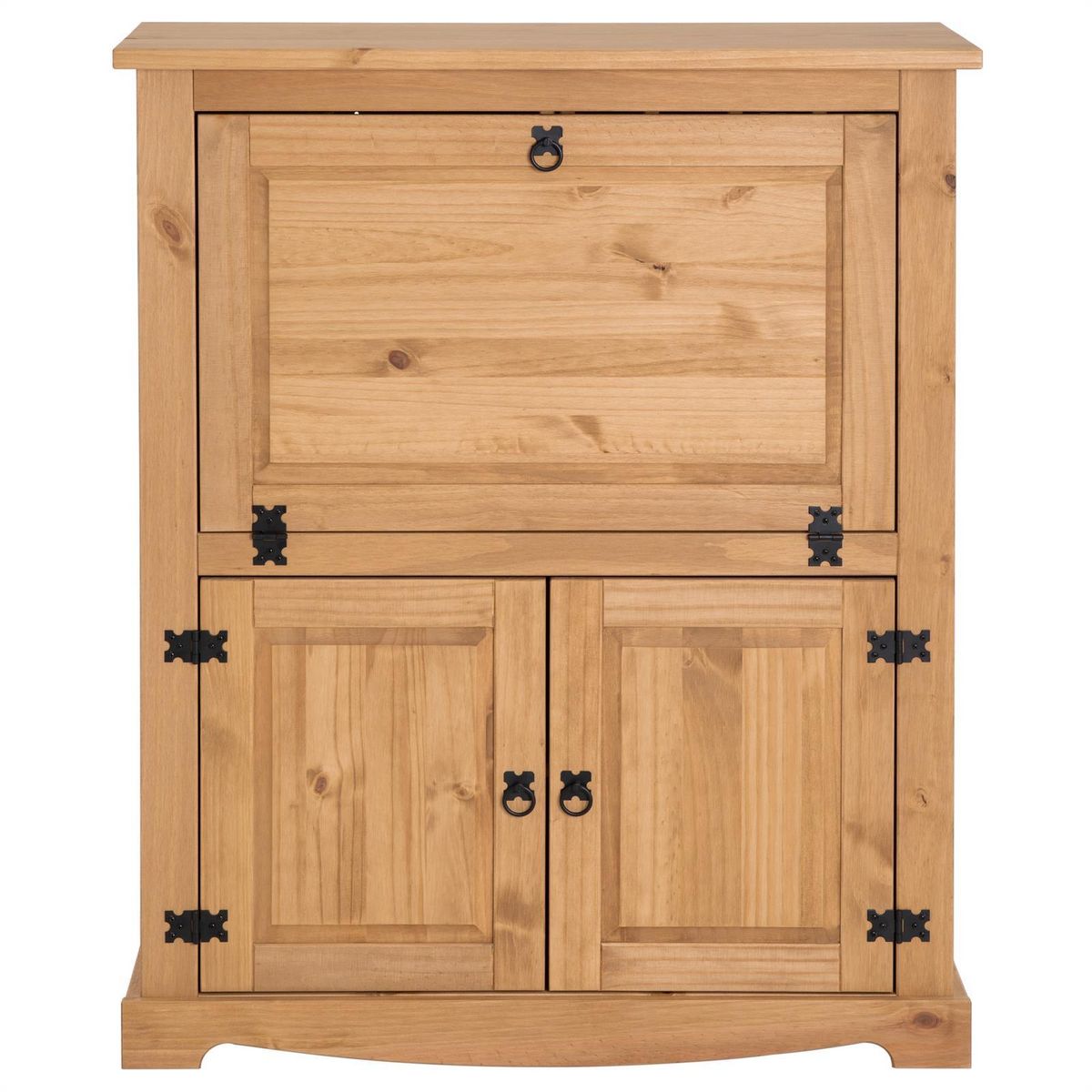 IDIMEX Meuble bar à vin en pin TEQUILA style mexicain