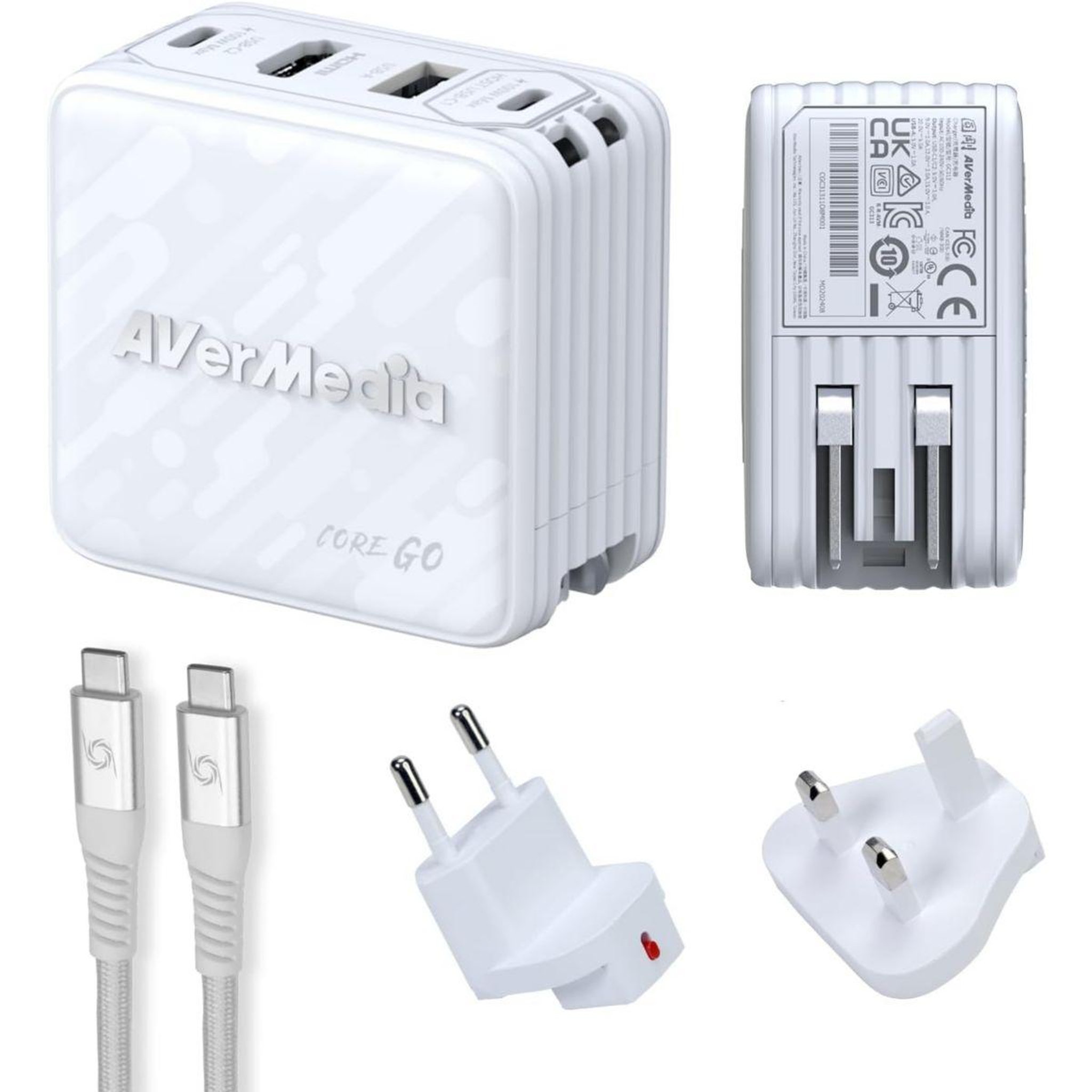 Voir la diapositive 2 : Avermedia Carte d'acquisition core elite go blanc