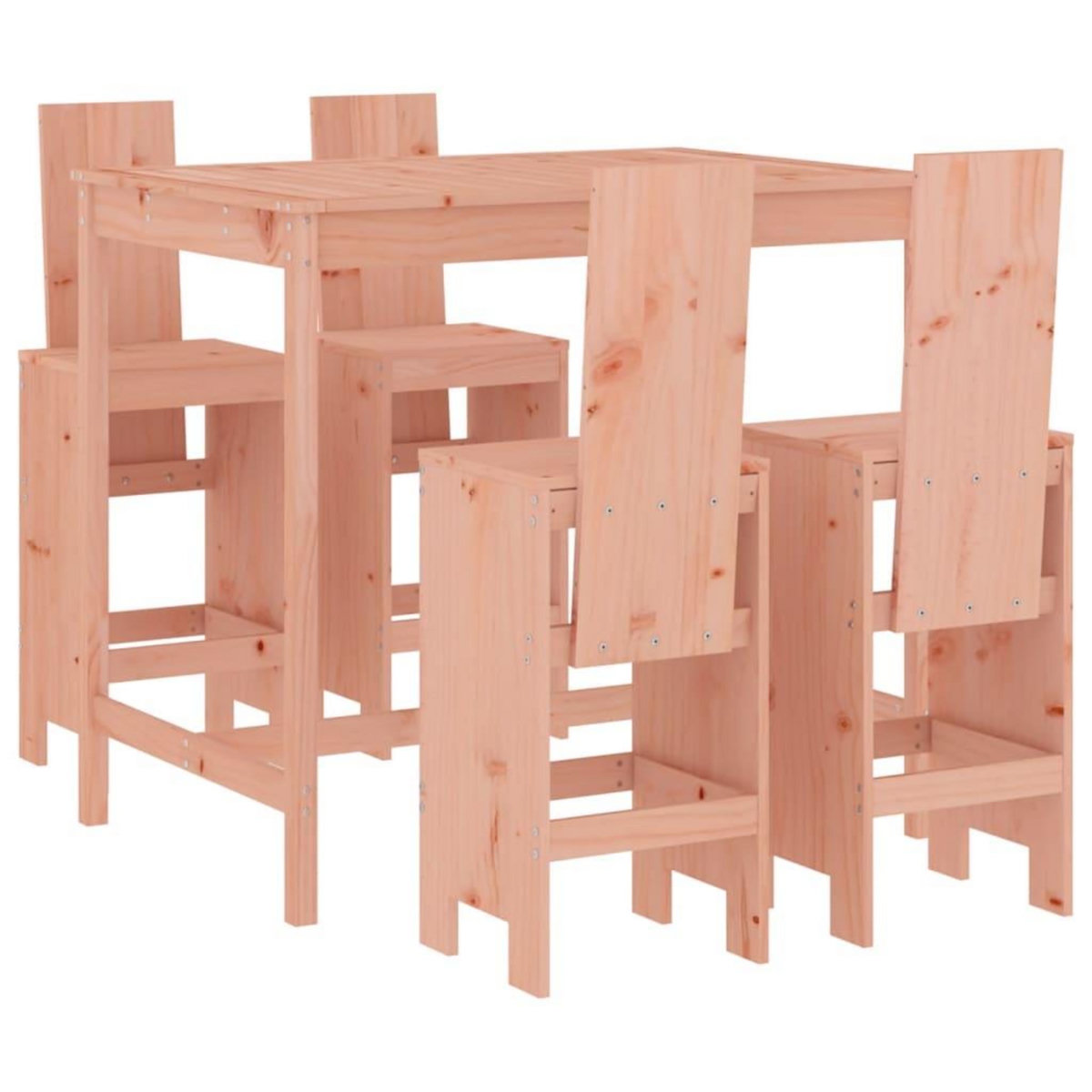 VIDAXL Ensemble de bar de jardin 5 pcs bois massif de Douglas