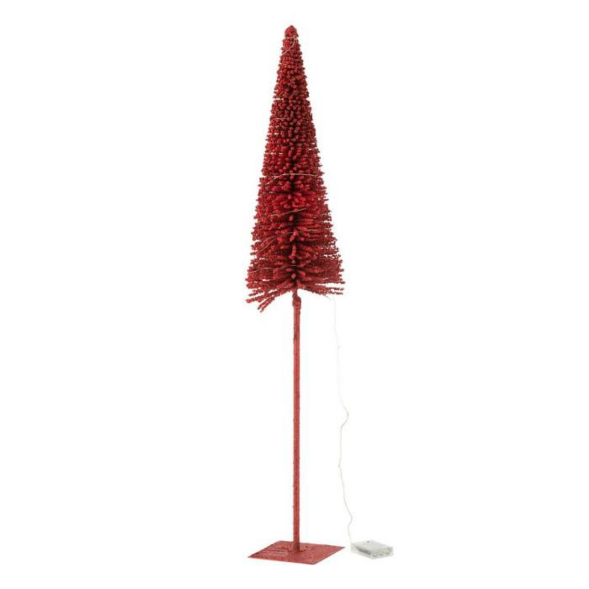 Paris Prix Statuette Déco à LED   Sapin  98cm Rouge