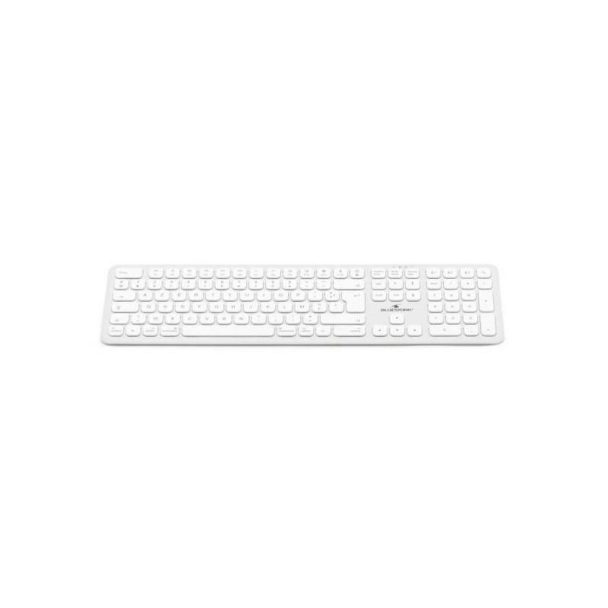 BLUESTORK Clavier sans fil Bluetooth - BLUESTORK - MAC - Full size - Compatible Mac - Blanc