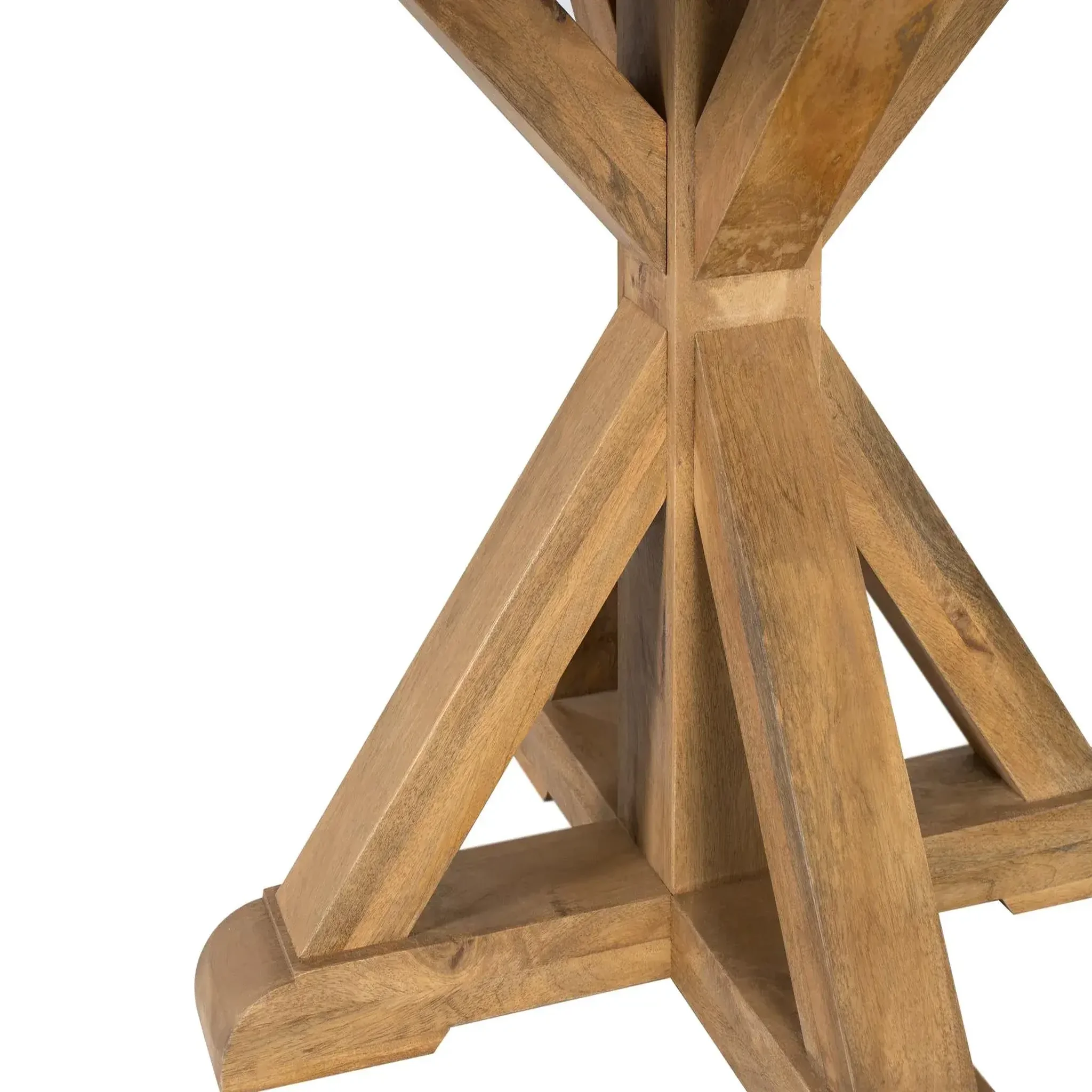 Voir la diapositive 4 : GINER Y COLOMER SL Tables à manger en bois de manguier 150 cm style rustique moderne