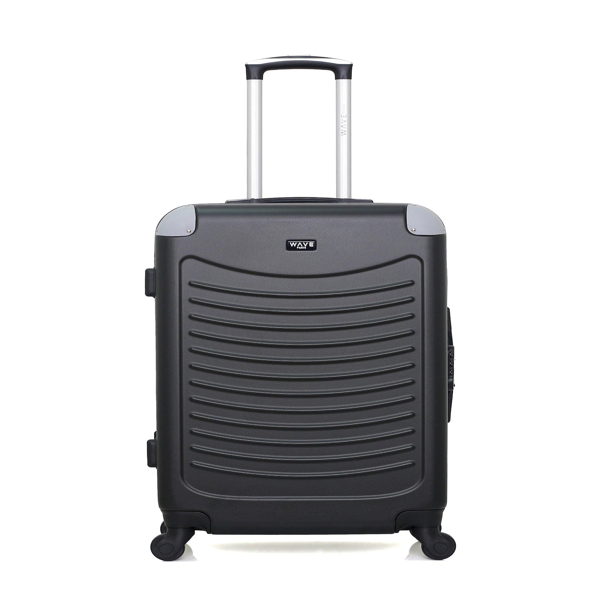 WAVE PARIS Wave paris - valise moyenne congo. Coloris disponibles : Rose, Gris, Bleu, Noir, Beige