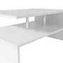 VIDAXL Table basse Bois d'ingenierie 90x59x42 cm Blanc