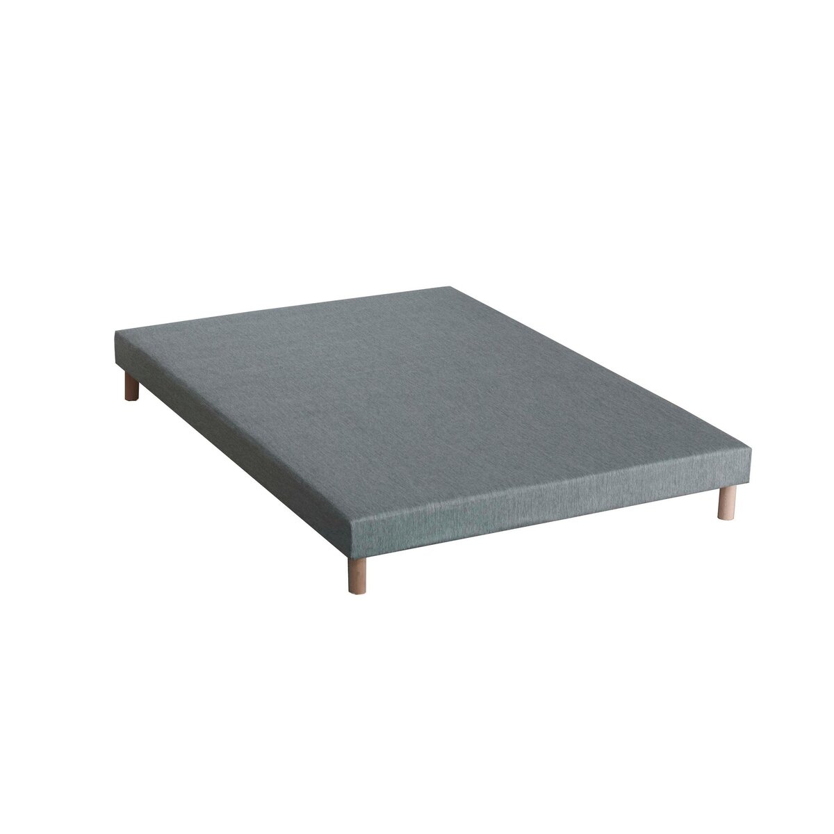 Sommier Tapissier à Lattes Vert 140x190 cm HYGGE