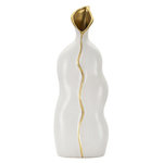 Paris Prix Vase Design en Céramique  Uma  50cm Blanc