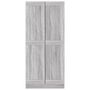 Voir la diapositive 5 : VIDAXL Bibliotheque Sonoma gris 82,5x30,5x185,5 cm Bois d'ingenierie