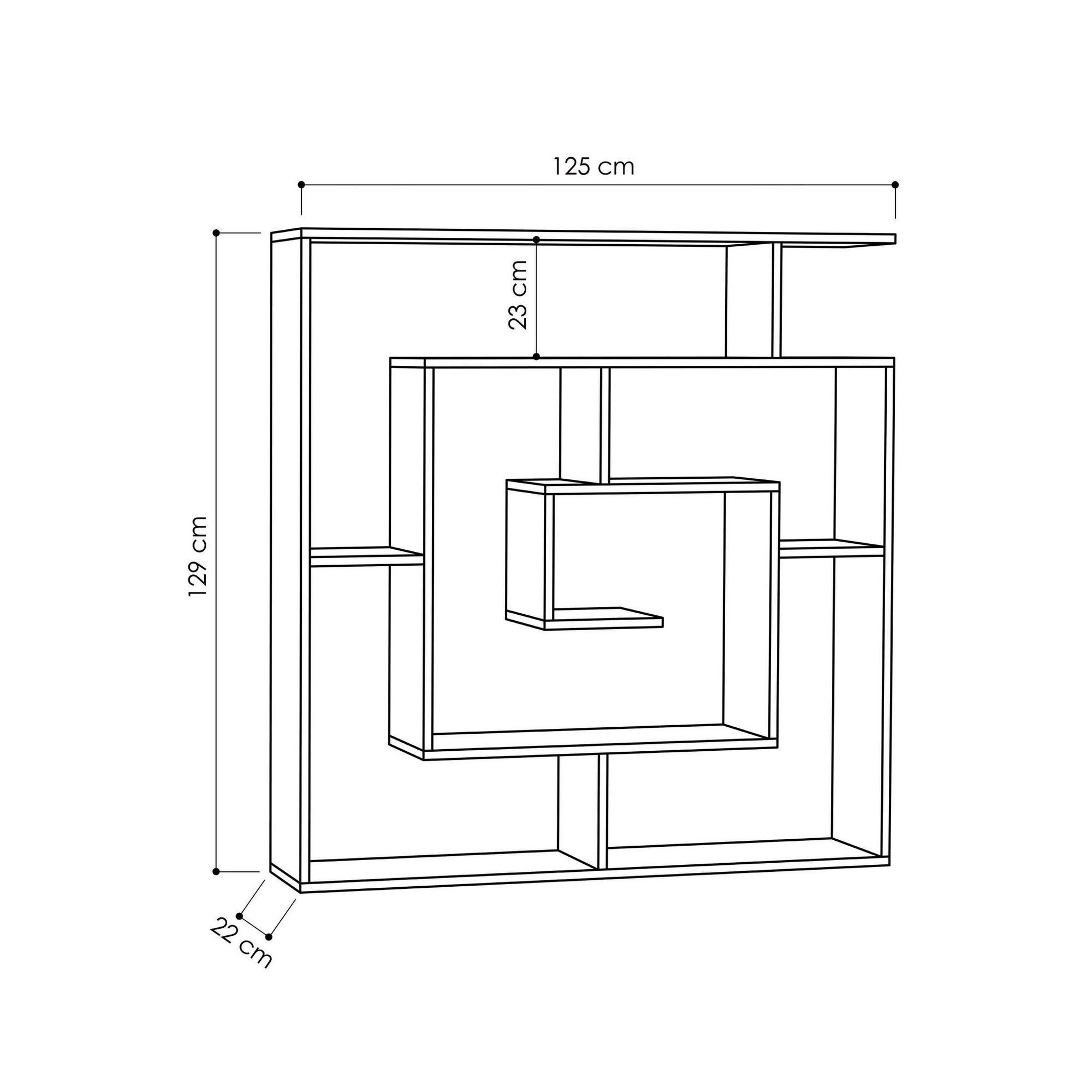Voir la diapositive 4 : Habitat et Jardin Bibliothèque en bois  labirent  - 125 x 22 x 129 cm - vert