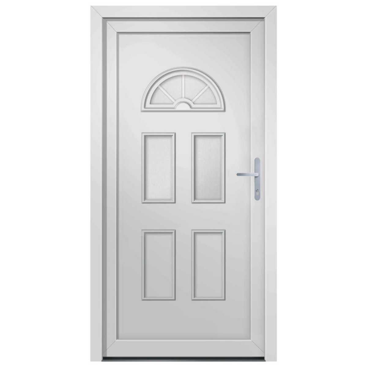 VIDAXL Porte d'entree blanc 88x190 cm PVC