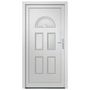Voir la diapositive 3 : VIDAXL Porte d'entree blanc 88x190 cm PVC