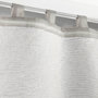 Voir la diapositive 2 : Paris Prix Paire de Voilages  Duetto  60x120cm Gris & Blanc