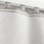 Voir la diapositive 2 : Paris Prix Paire de Voilages  Duetto  60x120cm Gris & Blanc