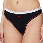 DIESEL String Noir/Rouge Femme Diesel Perizoma. Coloris disponibles : Noir