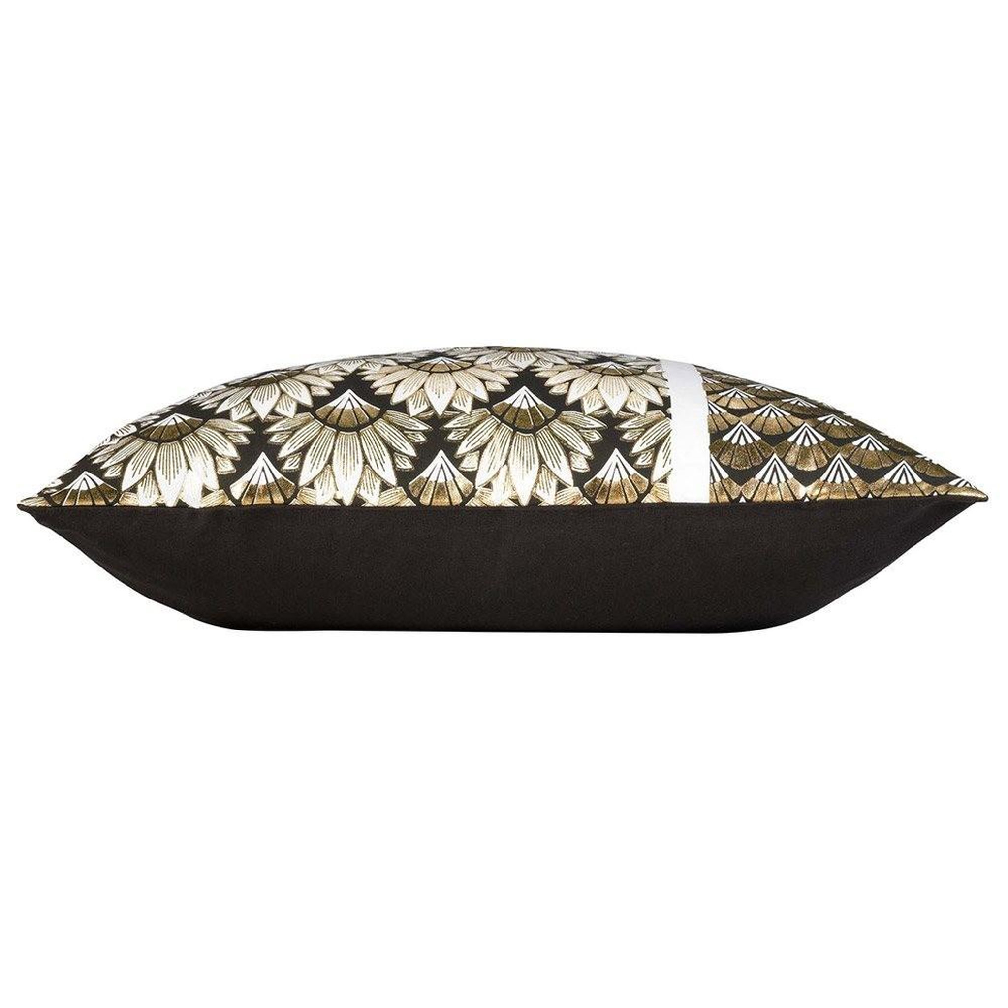 Voir la diapositive 2 : Douceur d'Intérieur Housse de coussin 60x60 or Carat coton