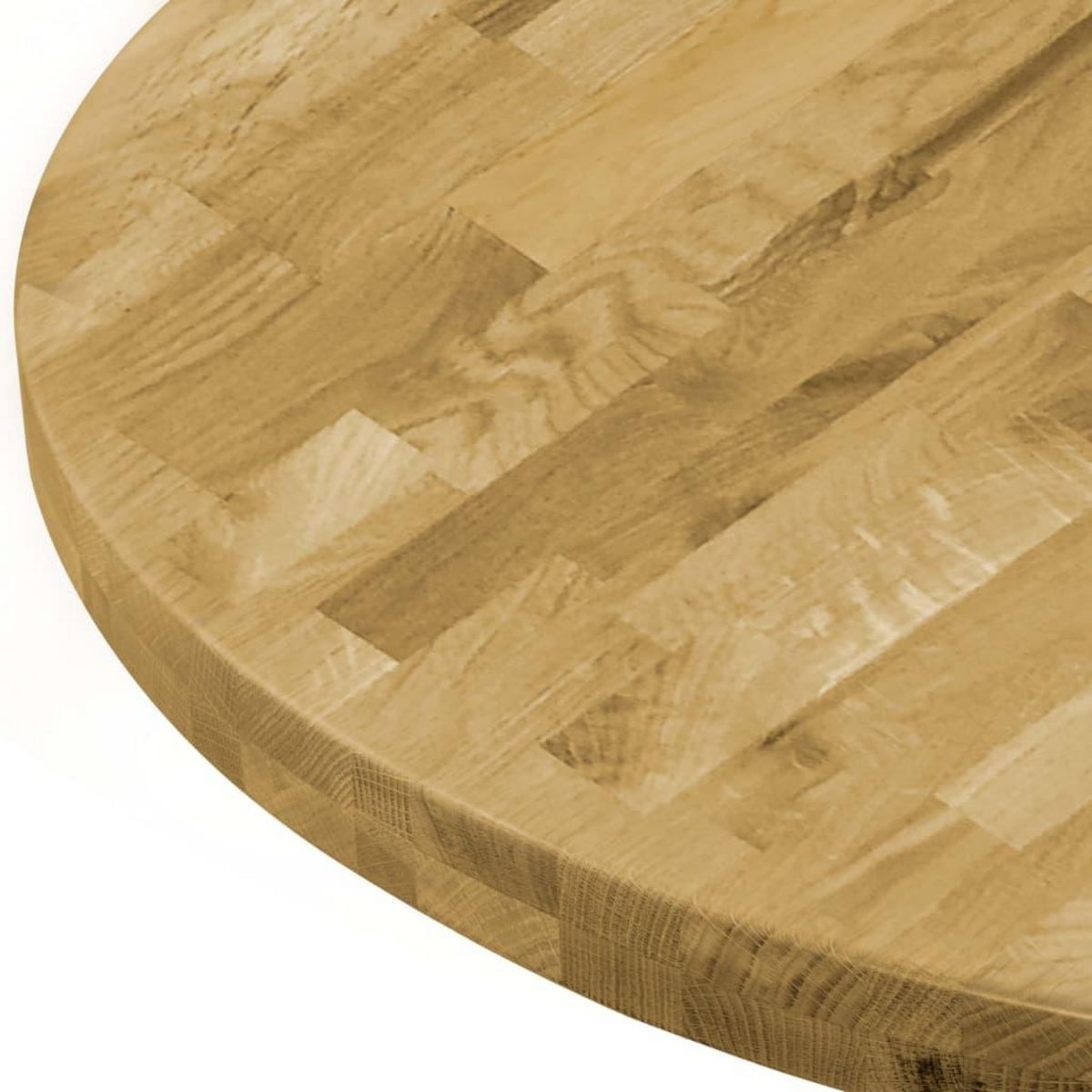 VIDAXL Dessus de table Bois de chene massif Rond 44 mm 400 mm