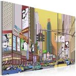 Paris Prix Tableau Imprimé  Cartoon City. Coloris disponibles : Multicolore