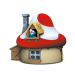 Plastoy Tirelire Maison champignon des Schtroumpfs
