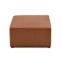 Voir la diapositive 3 : BEST MOBILIER Topaze - pouf - en tissu bouclette