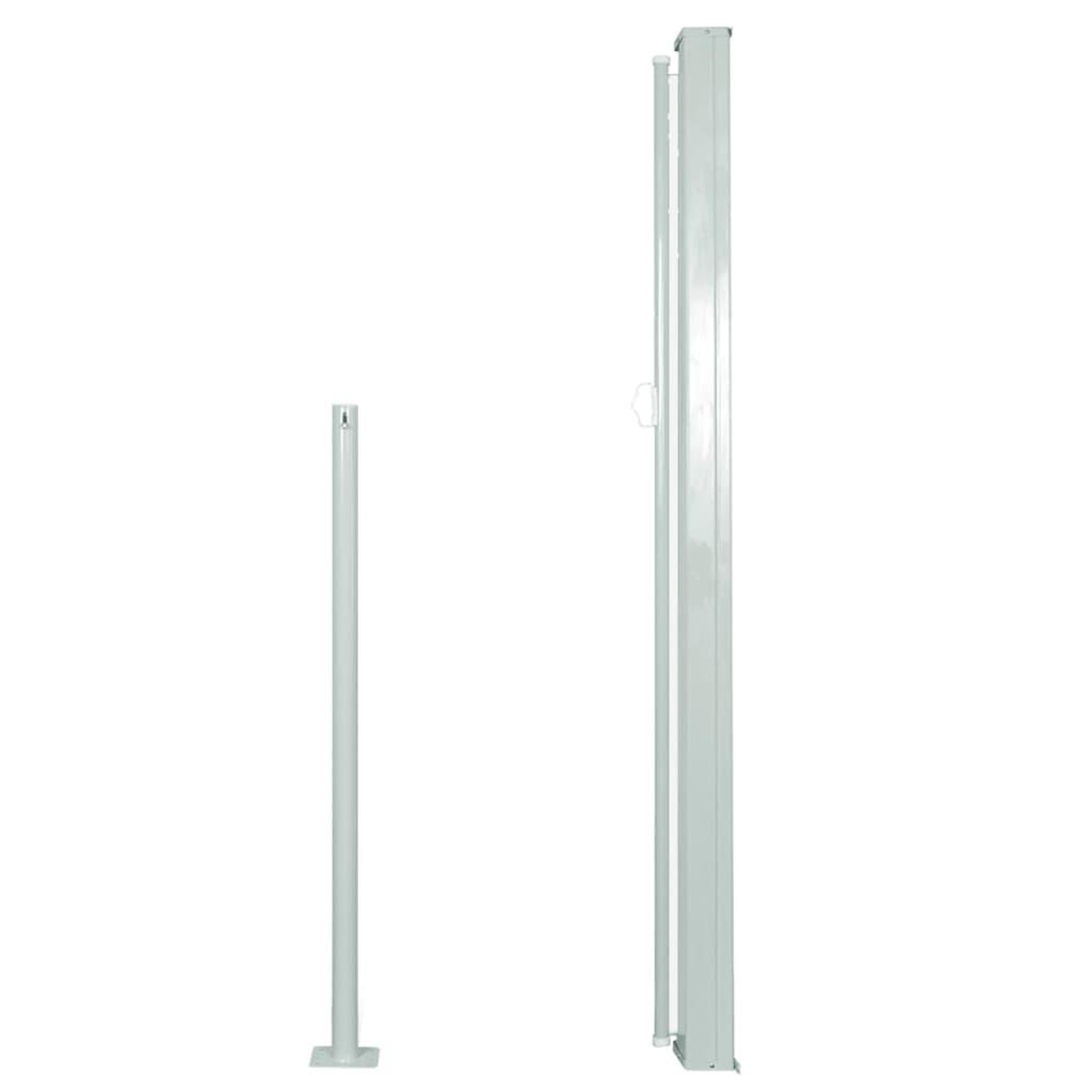Voir la diapositive 3 : VIDAXL Auvent lateral retractable de patio 140x300 cm Creme