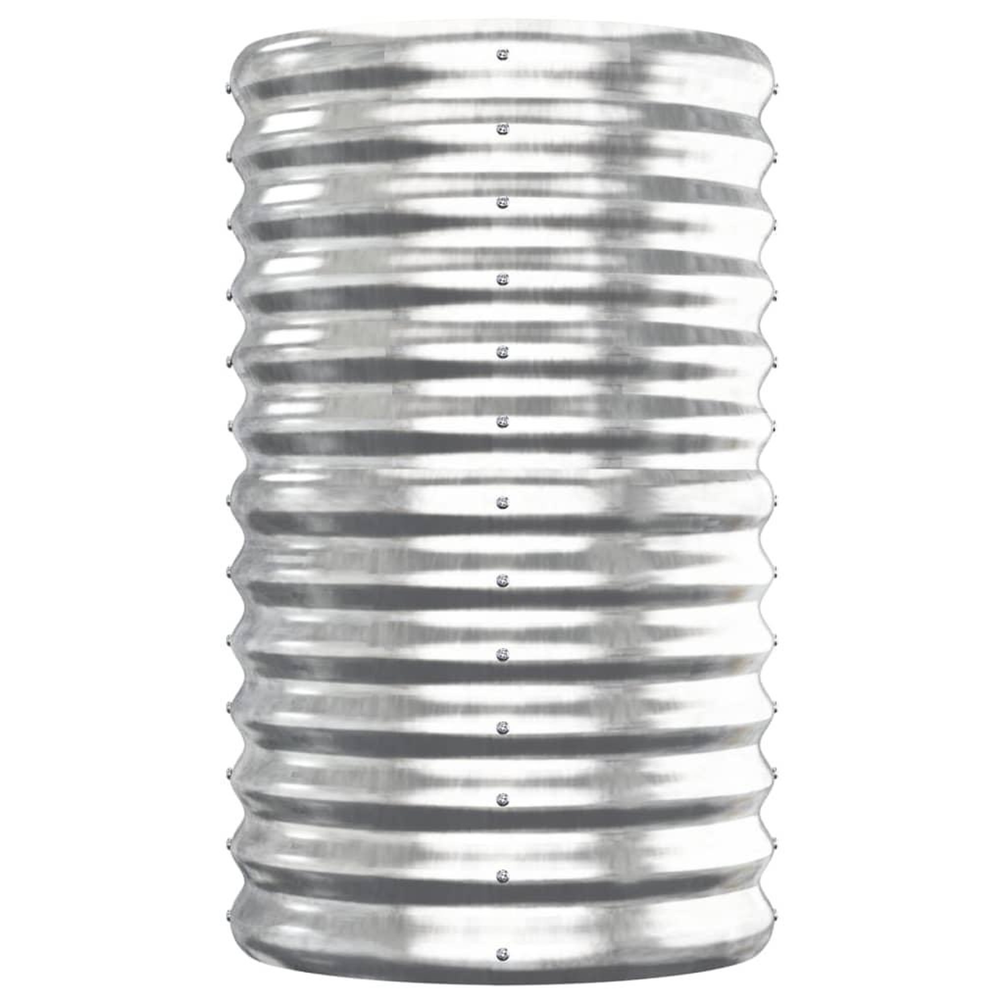 Voir la diapositive 4 : VIDAXL Lit sureleve de jardin Acier enduit de poudre Argente
