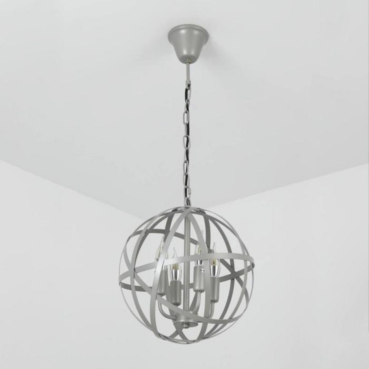 Paris Prix Suspension en Métal Design  Vénus  34cm Gris