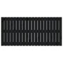 Voir la diapositive 4 : VIDAXL Tete de lit murale Noir 127,5x3x60 cm Bois massif de pin