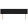 Voir la diapositive 3 : VIDAXL Tete de lit avec oreilles Noir 203x16x78/88 cm Tissu