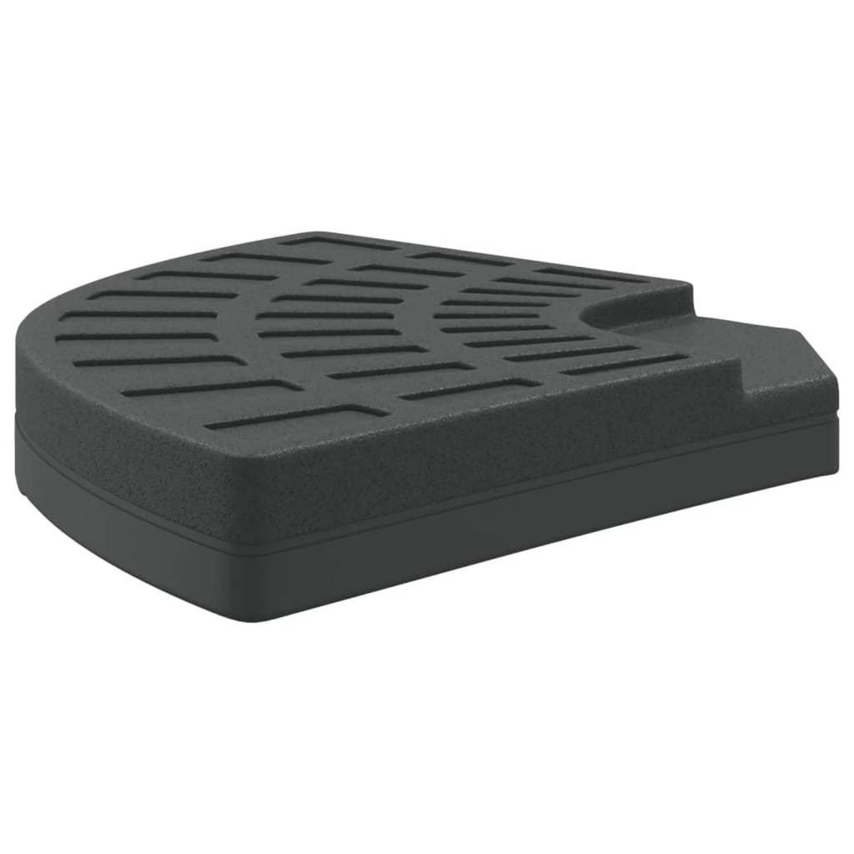 VIDAXL Poids de base de parasol et poignee pour parasols a pied croise