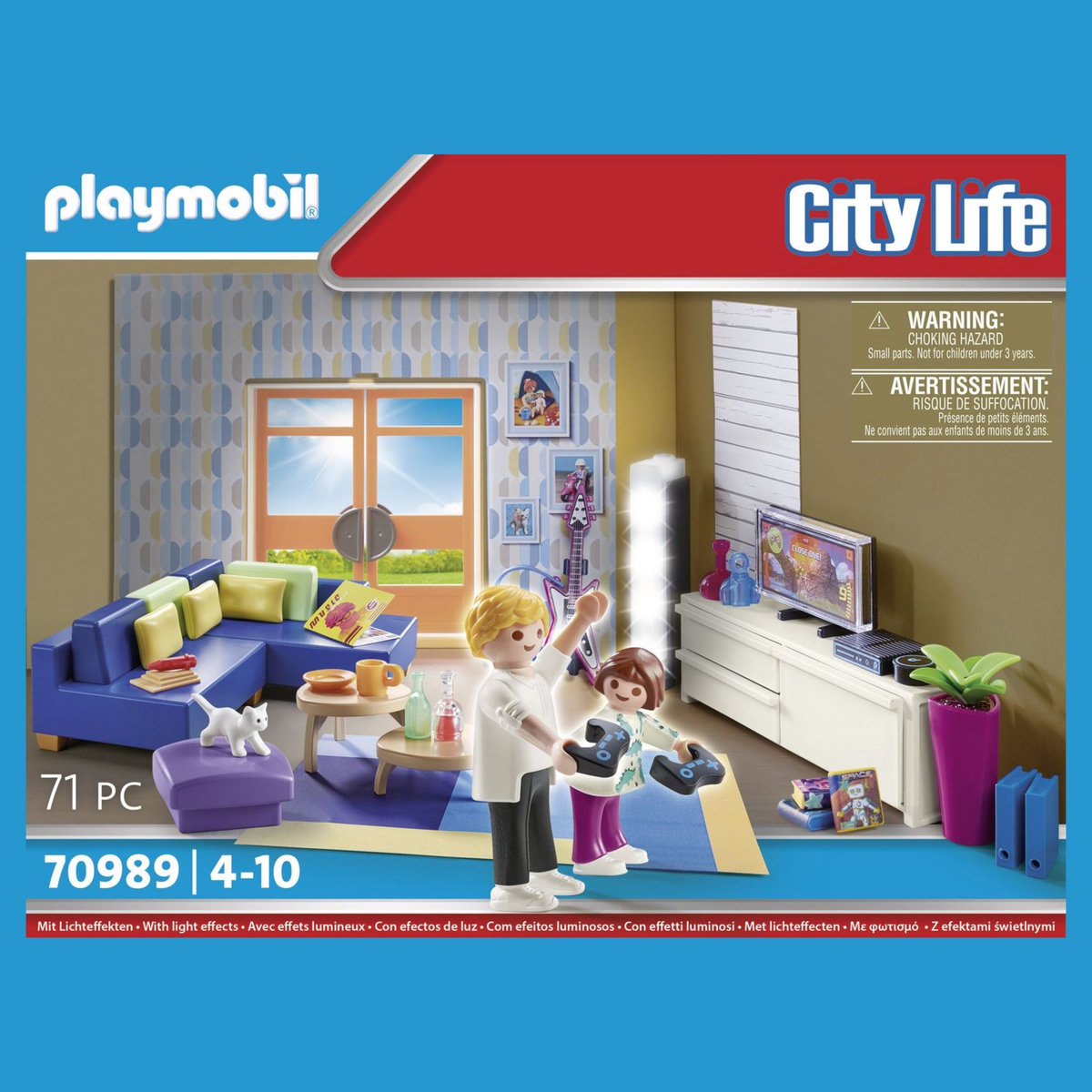 PLAYMOBIL 70989 - Salon aménagé