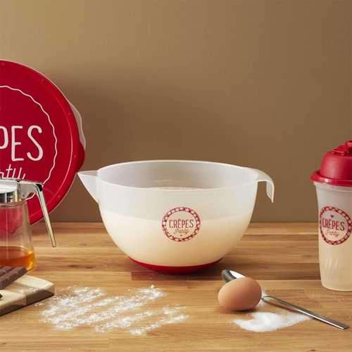 Lily Cook Bol mélangeur 3 L - Crêpes party